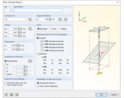 Okno dialogowe "Nowy uśredniony obszar"