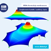 RFEM: konstrukcje membranowe