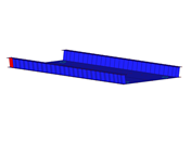 Model mostu 3D w RFEM (© Schröder + Raue)