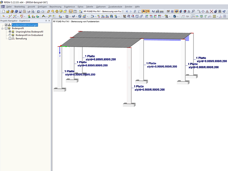 Wyświetlanie płyt fundamentowych