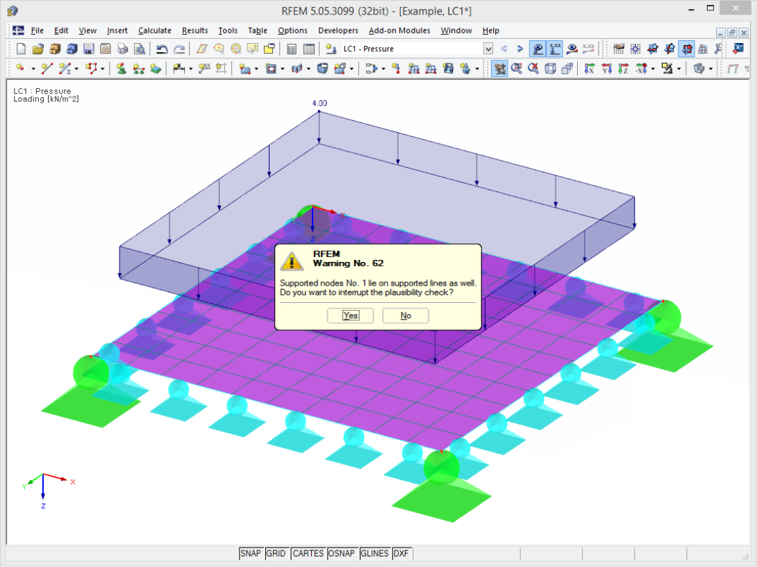 Ostrzeżenie przed obliczeniami