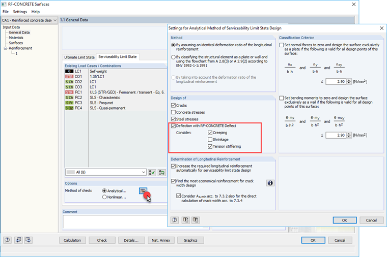 Obliczenia analityczne odkształceń