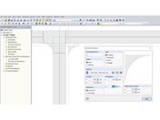 Przekrój w układzie SHAPE-THIN z elementami punktowymi (wyróżniony kolorem czerwonym)