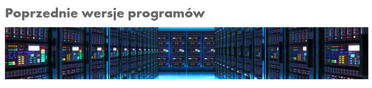 Poprzednia wersja programu