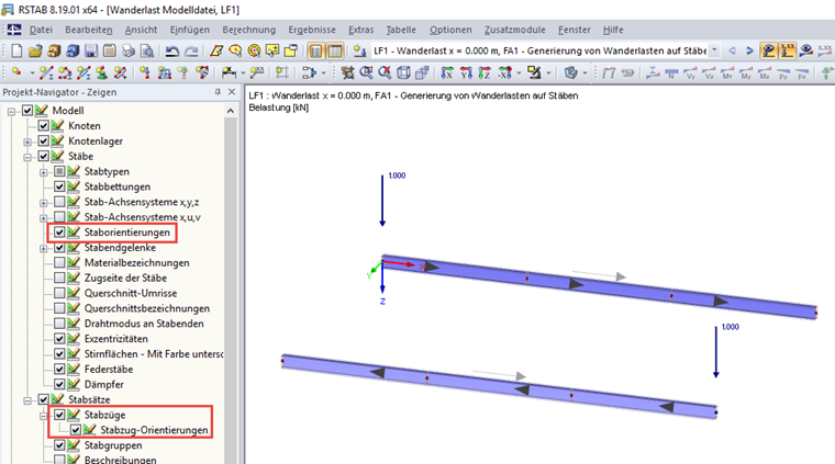 obciążenie ruchome