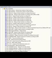 Nawigator projektu - Dane