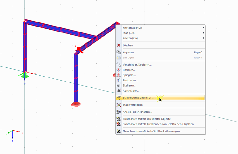 Środek ciężkości i informacje