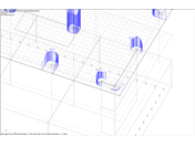 Skorygowano rozkład sił tnących na obwodzie krytycznym w narożniku ściany