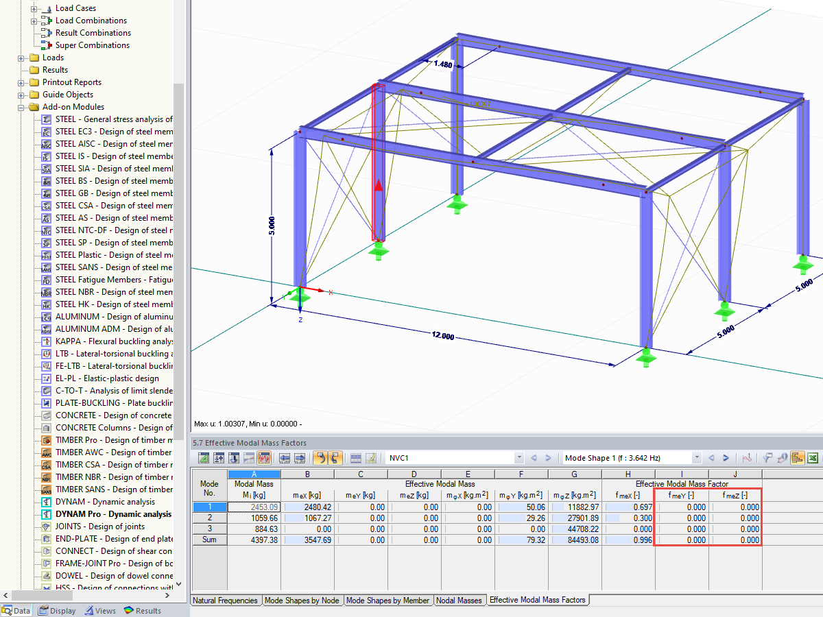 Efektywny współczynnik masy modalnej