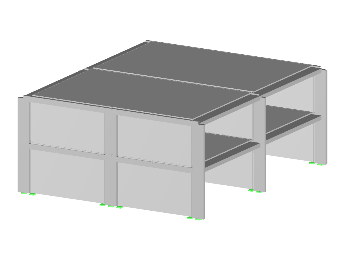 Budynek z prefabrykatów betonowych