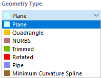 Konfigurowanie typ geometrii