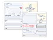 Najczęściej zadawane pytania 005038 | Mam konstrukcję dachu wspartą na stalowym słupie, który biegnie do fundamentów. Słup przechodzi przez ścianę obwodową, na której opiera się sufit podwieszany. Znaczna część obciążenia od dachu jest przenoszona na ścianę.