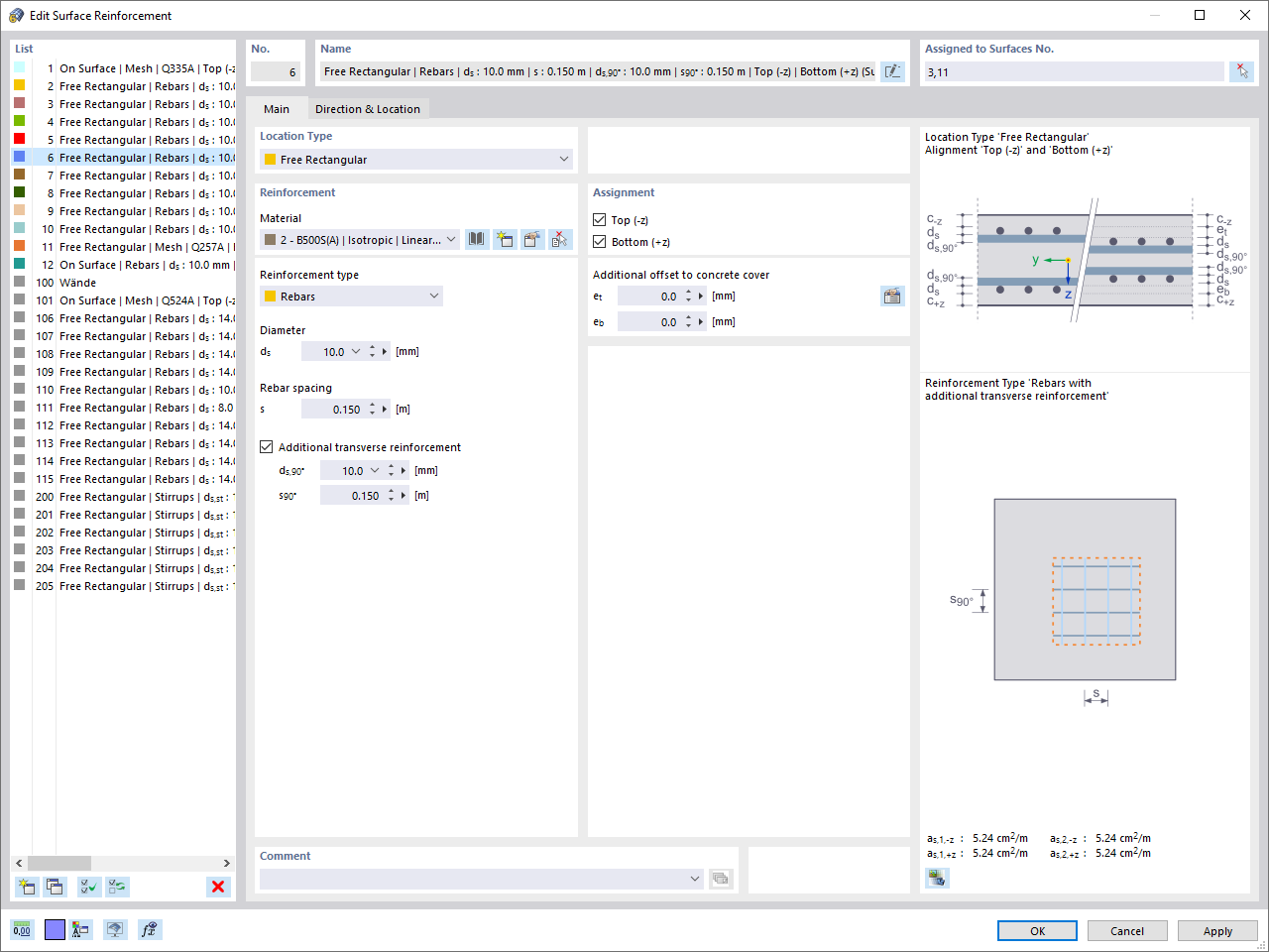Zbrojenie powierzchni