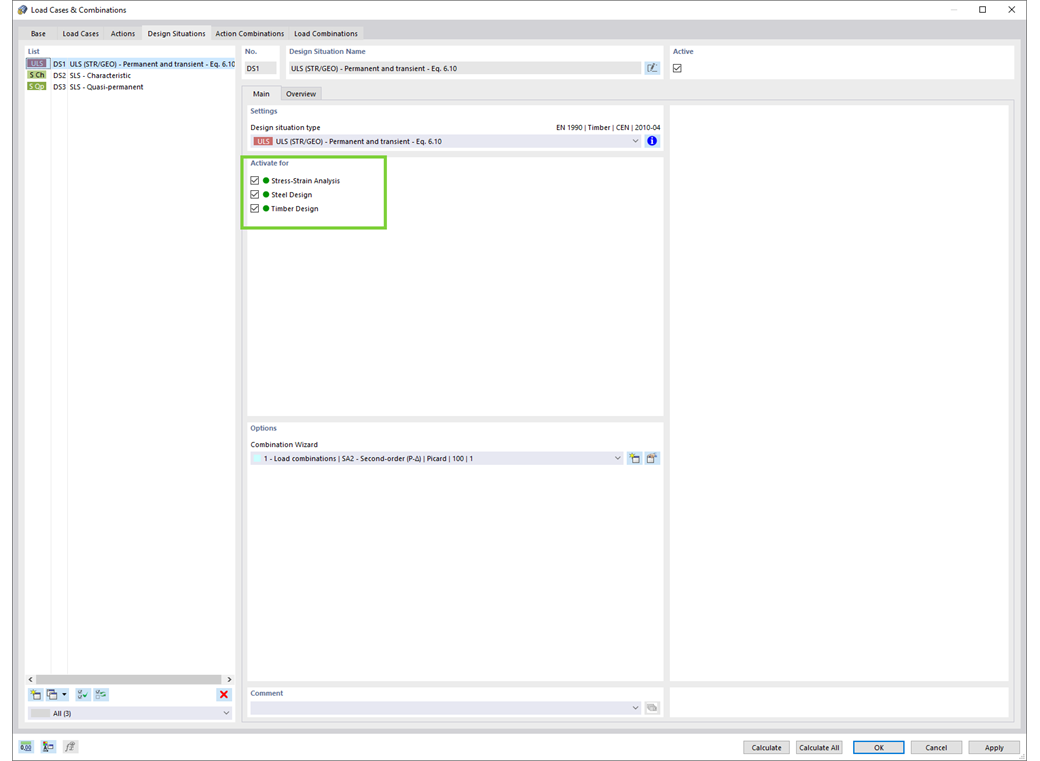 Sytuacja obliczeniowa do projektowania różnych materiałów