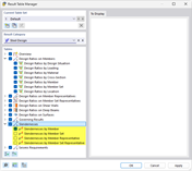 Menedżer tabel wyników dla projektowania konstrukcji stalowych, smukłość