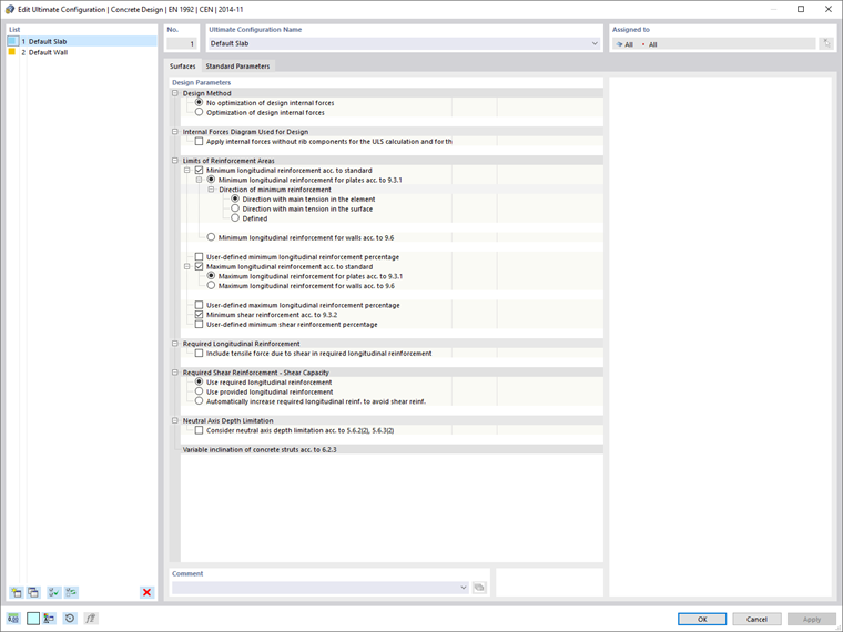 Ultimate Configuration Settings