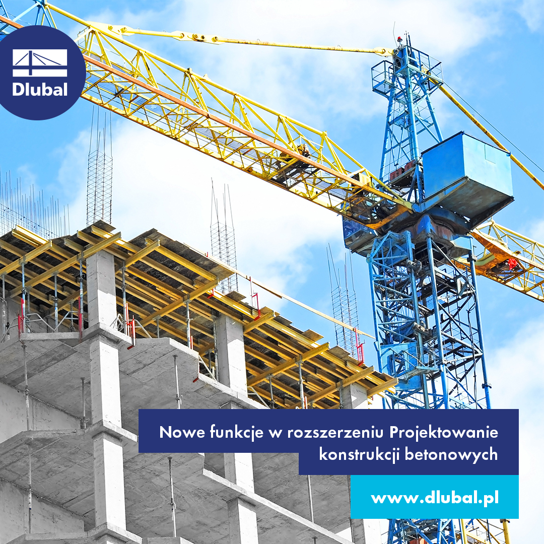 Nowe funkcje w dodatku do wymiarowania betonu