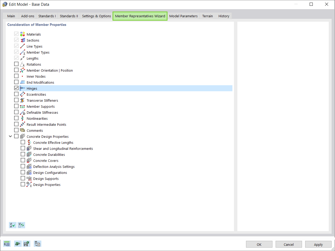 Generator prętów reprezentatywnych