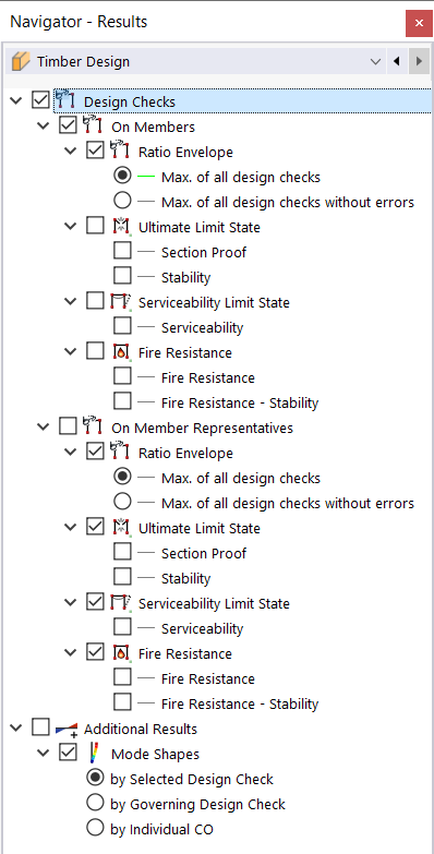 Nawigator - Wyniki | Wymiarowanie konstrukcji drewnianych