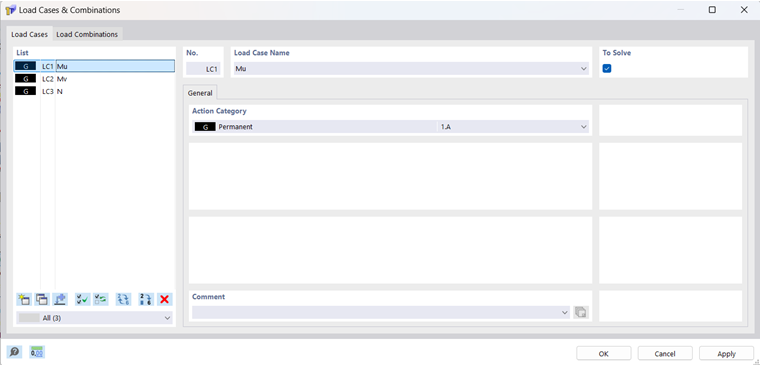 Przycisk 'Nowy' w oknie dialogowym