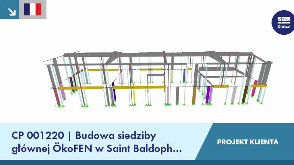 Wizualizacja siedziby ÖkoFEN w Saint Baldoph, Francja. Nowoczesna konstrukcja