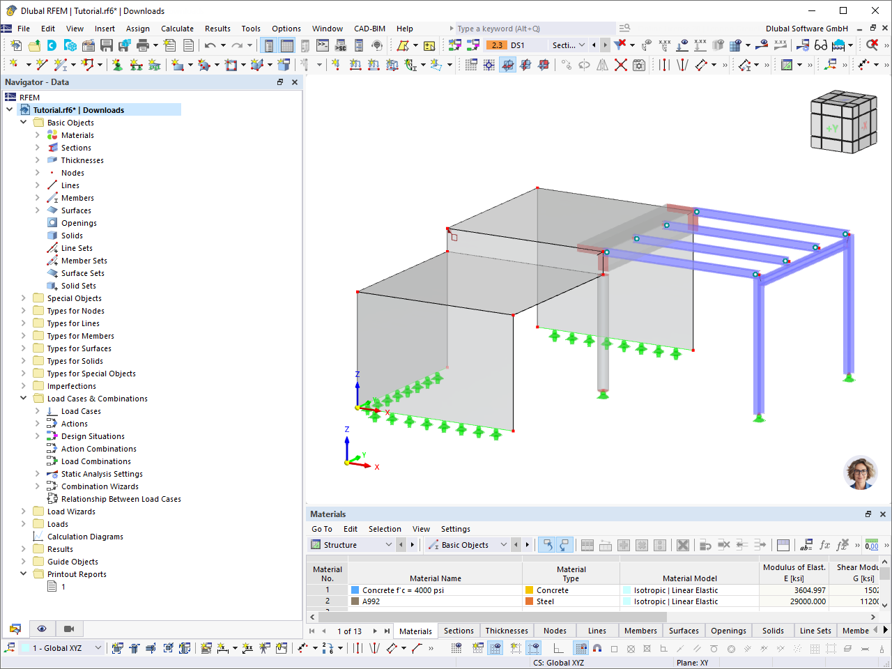 Interfejs użytkownika programu RFEM