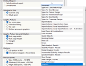 Wybór folderu protokołu wydruku dla grafiki