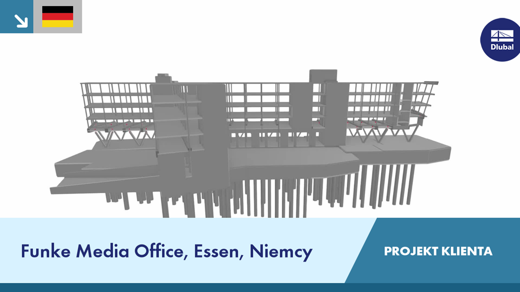 Nowoczesny budynek biurowy w Essen, projekt budowlany na zamówienie