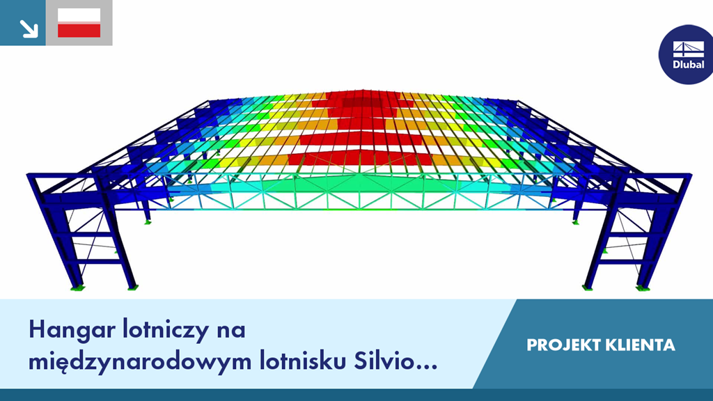 Hangar na międzynarodowym lotnisku Silvio Pettirossi w Luque, Paragwaj. Projekt klienta.
