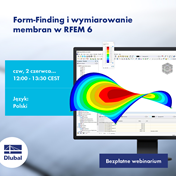Form-Finding i wymiarowanie membran w RFEM 6