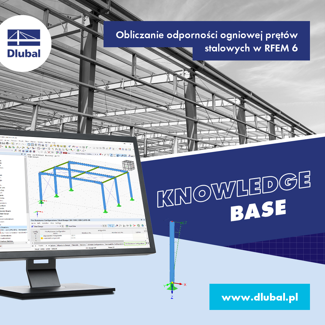 Obliczanie odporności ogniowej prętów stalowych w RFEM 6