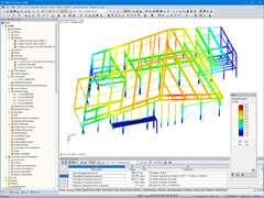 Verformungsbild in RFEM (© m3-ZT GmbH)