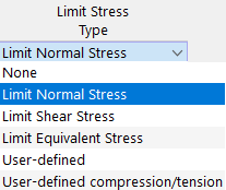 Typ naprężenia granicznego