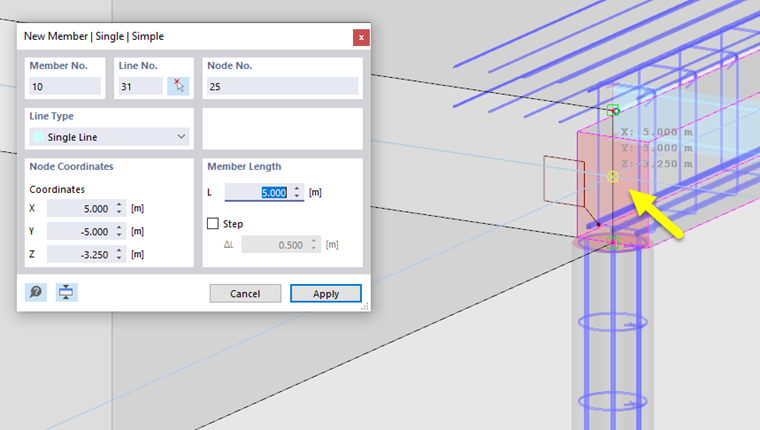 Definiowanie końca linii