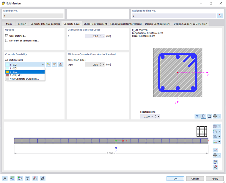Definiowanie otuliny betonowej
