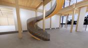 Spiralne schody w KF Aerospace Center for Excellence, Kanada (© StructureCraft)
