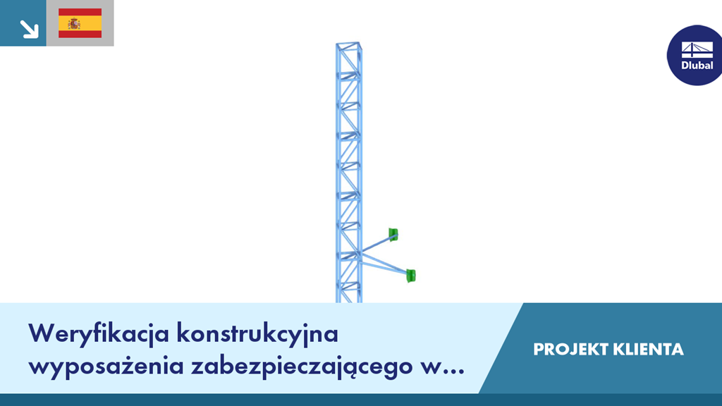 Projekt konstrukcyjny urządzeń zabezpieczających stosowanych w budownictwie z hurtowym użyciem betonu, pokazany na modelu obliczeniowym