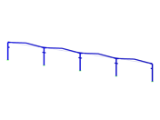 Czteronawowa hala przemysłowa z suwnicami