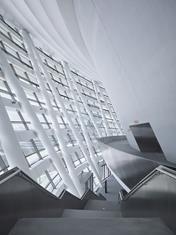 Widok wnętrza konstrukcji elewacyjnej (© Huana Engineering Consulting (Beijing) Co., Ltd., gmp Architects, Christian Gahl, Zeng Jianghe)