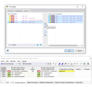 Wybór kombinacji obciążeń do obliczeń