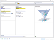 Obciążenie powierzchniowe Form-Finding, metoda projekcji - ortogonalna