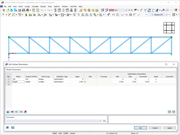 Globalne parametry dźwigara kratownicowego