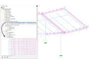 Kreator obciążeń i wygenerowane obciążenia prętowe