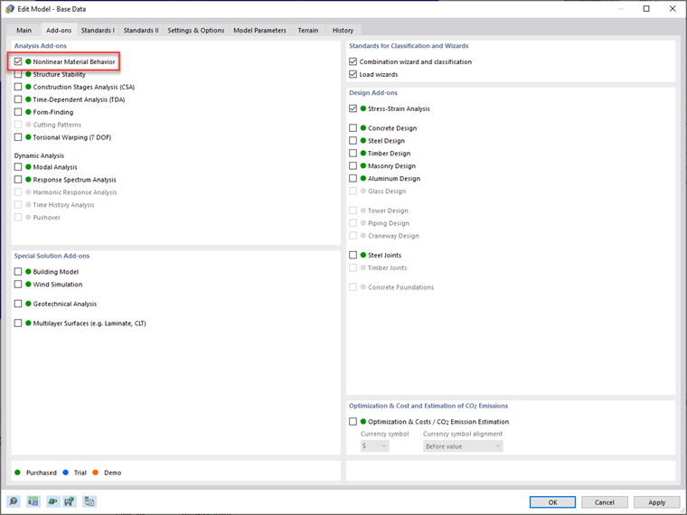 FAQ 005310 | Czy możliwe jest ustawienie przyrostów obciążenia, zapisanie wyników poszczególnych kroków i sprawdzenie, przy jakim przyroście materiał ulega uplastycznieniu?