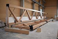Kratownice dachowe przed montażem (© merz kley partner GmbH)