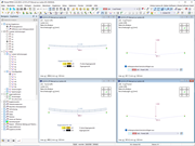 Kształt z różnymi kombinacjami obciążeń