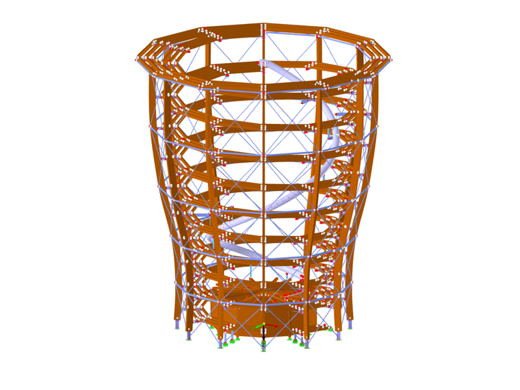 Model w RFEM (© WIEHAG)