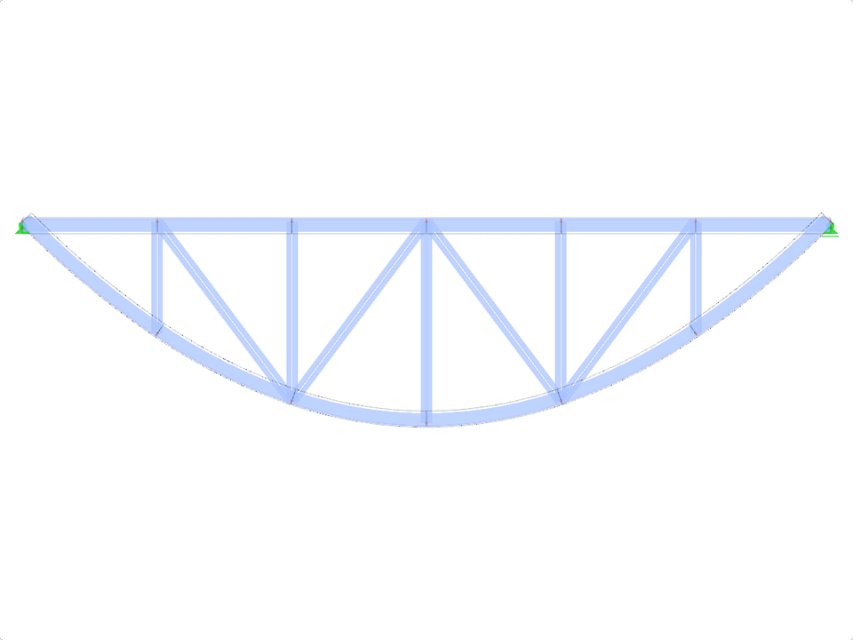 Model ID 1976 | FT703p-crv-b | Truss łukowy