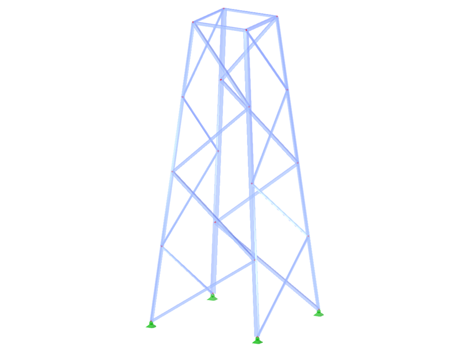 Model nr 2090 | TSR012-b | Wieża kratowa