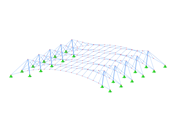 Model ID 3530 | CT001-a | System równoległy przestrzenny z stabilizacją za pomocą liny kontrującej
